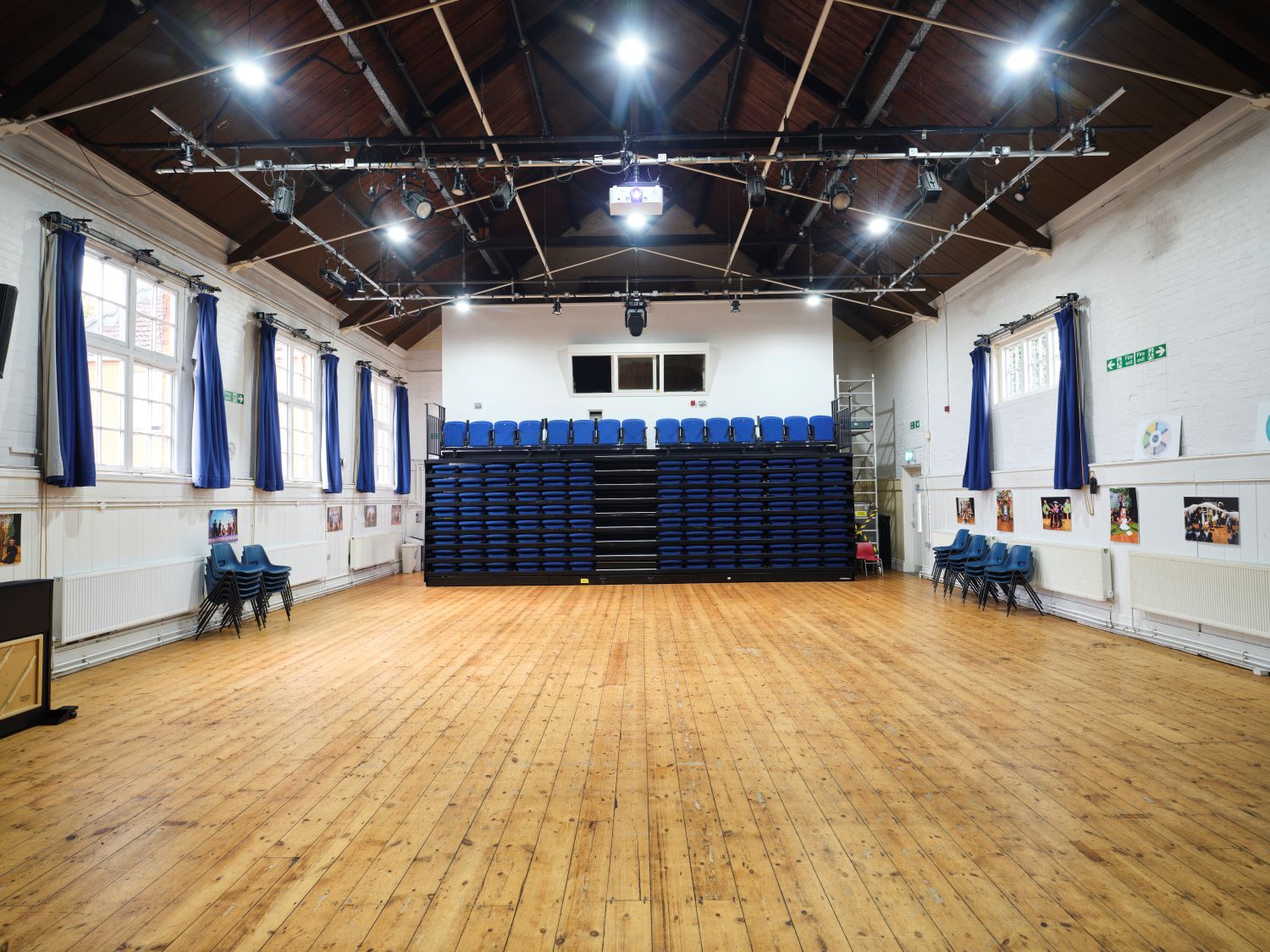 Image of Norton Theatre showing seating retracted