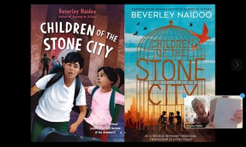 Cambridge Junior School and Dame Bradbury’s were treated to a wonderful session with the award winning author, Beverley Naidoo
